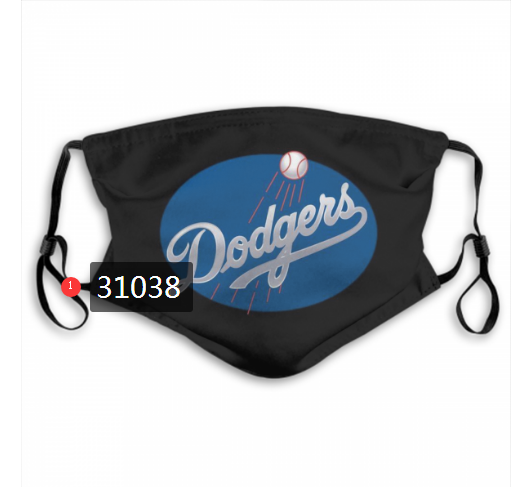 2020 Los Angeles Dodgers Dust mask with filter 44